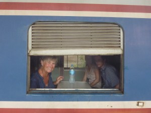 de Tazara trein bij vertrek