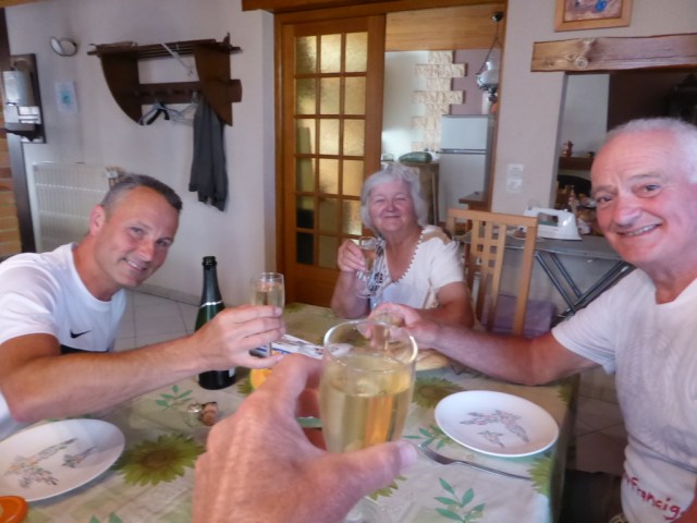 welkom met champagne