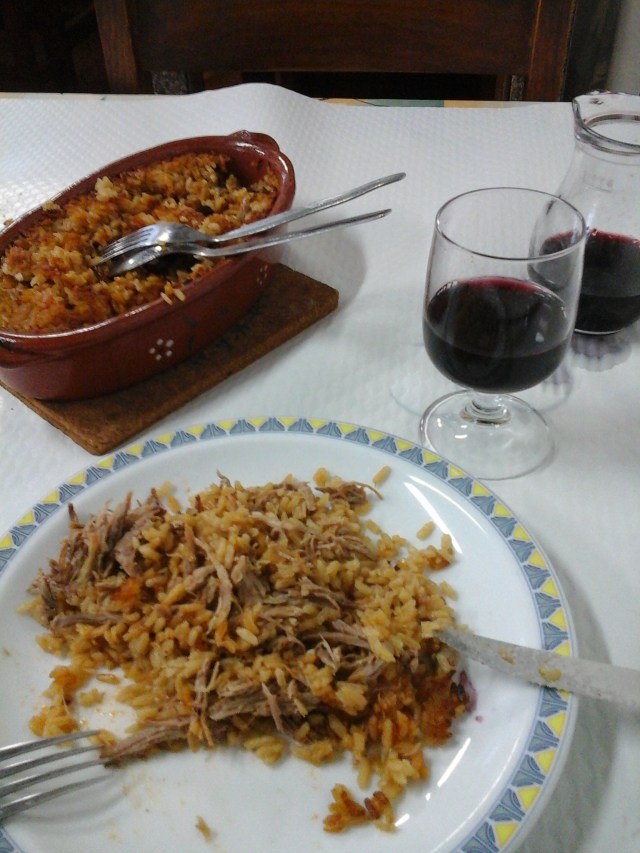 pato (eend) met rijst : hmm!